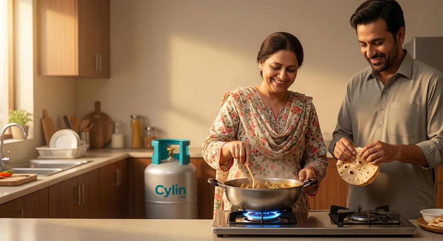A warm home kitchen — the relief of gas restored